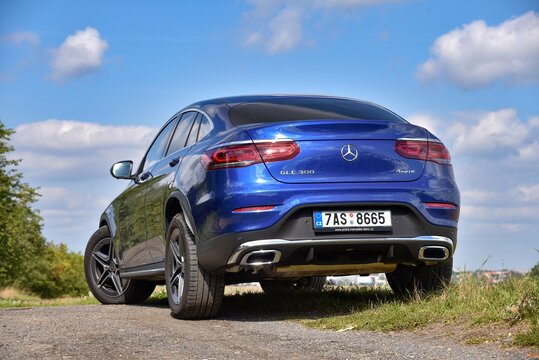 Mercedes-Benz GLC 300. General rear view. 09-17-2019, Prague, Czech Republic.