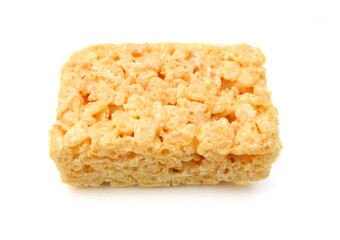 Marshmallow square bar on white background