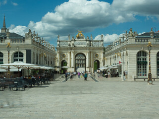 Long time exposure on the Arc Here from the Place Stanislas of Nancy