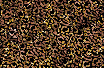abstract animal print with fur