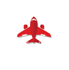 Plane red toy for boys