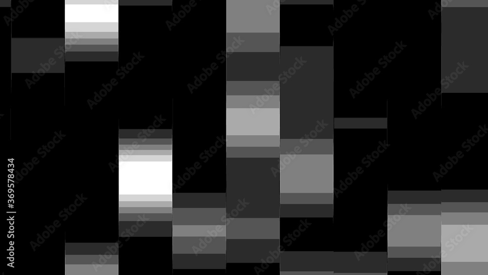 Fototapete wide vertical lines with flicker and gradient effect, 3d rendering. computer generated abstract tech