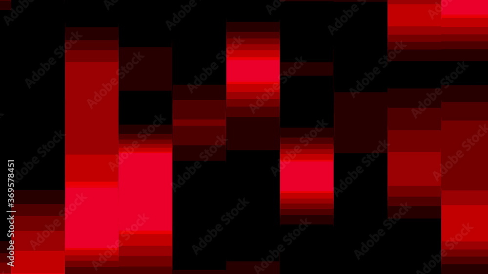 Fototapete Wide vertical lines with flicker and gradient effect, 3d rendering. Computer generated abstract technology background