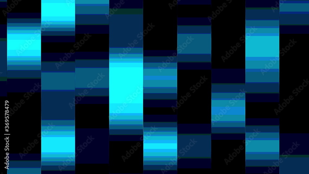 Aufkleber wide vertical lines with flicker and gradient effect, 3d rendering. computer generated abstract tech