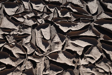 Aufgerissenes Flussbett