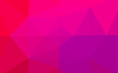 Obraz premium Light Purple, Pink vector blurry triangle template. A vague abstract illustration with gradient. New texture for your design.