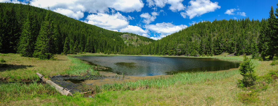 Iezerul Latoritei - panorama taken in May. 
