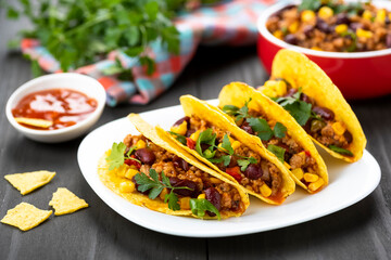 Mexican food - delicious tacos