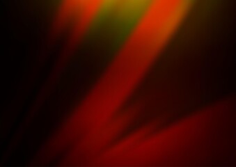 Dark Orange vector backdrop with long lines. Shining colored illustration with narrow lines. Pattern for websites, landing pages.