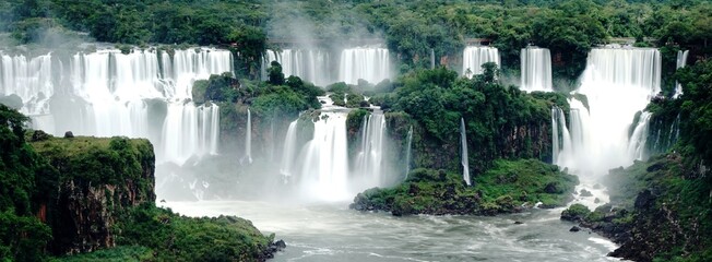 ARGENTINA - SILK WATERFALLS.