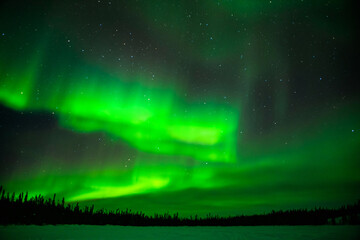 Northern lights at Yellowknife, Canada
