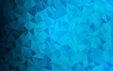 Fototapeta na wymiar Light BLUE vector blurry triangle pattern. Modern geometrical abstract illustration with gradient. Polygonal design for your web site.