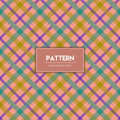 Fototapeta premium Abstract colorful line seamless pattern. Vector illustration