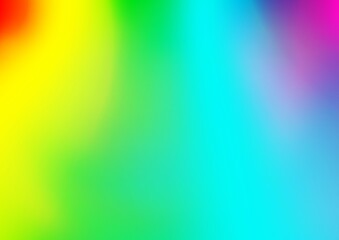 Light Multicolor, Rainbow vector blurred bright pattern. Modern geometrical abstract illustration with gradient. Brand new style for your business design.
