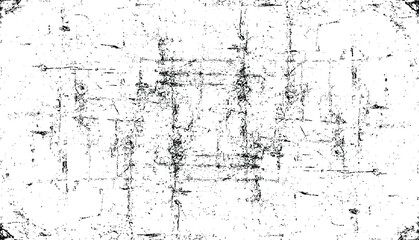 Scratched Grunge Urban Background Texture Vector. Dust Overlay Distress Grainy Grungy Effect. Distressed Backdrop Vector Illustration. Isolated Black on White Background. EPS 10.