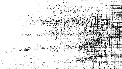 Rough black and white texture vector. Distressed overlay texture. Grunge background. Abstract textured effect. Vector Illustration. Black isolated on white background. EPS10