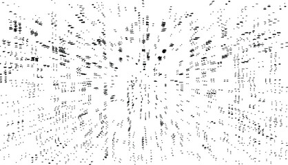 Uneven, natural black and white texture vector. Distressed overlay texture. Grunge background. Abstract textured effect. Vector Illustration. Black isolated on white background. EPS10.