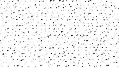 Abstract vector noise. Small particles of debris and dust. Distressed uneven background. Grunge texture overlay with rough and fine grains isolated on white background. Vector illustration. EPS10.