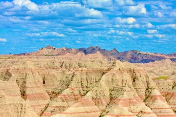 Badlands National Park, Blue meets color