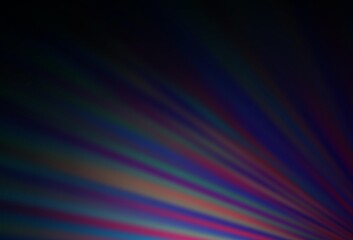 Naklejka premium Dark Purple vector texture with colored lines.