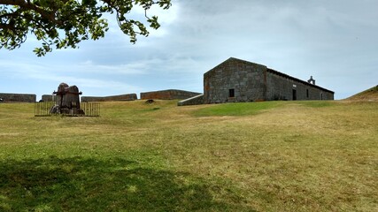 old barn in the field