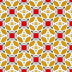 Abstract ornament beautiful seamless pattern. Stylish modern geometric textures. Vector illustration for background, wallpaper, textile, fashion, wrapper.