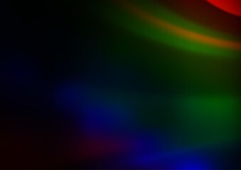Dark Multicolor, Rainbow vector blurred background. Shining colorful illustration in a Brand new style. The template can be used for your brand book.