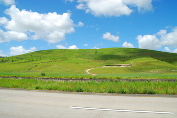 country road in the mountains