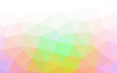 Obraz premium Light Multicolor, Rainbow vector polygonal background. A vague abstract illustration with gradient. Template for a cell phone background.
