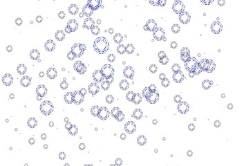 Light BLUE vector template with circles.