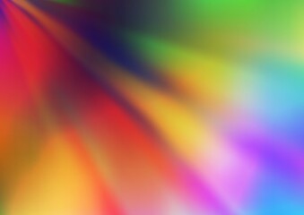 Light Multicolor, Rainbow vector abstract bright background. A vague abstract illustration with gradient. The template for backgrounds of cell phones.
