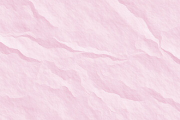 Fototapeta premium Soft pink crumpled paper background.Abstract texture paper.