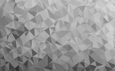 Obraz premium Light Silver, Gray vector low poly texture. Geometric illustration in Origami style with gradient. Completely new template for your business design.
