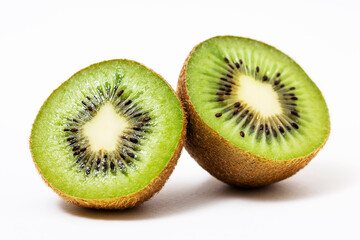 Fototapeta na wymiar Kiwi fruit isolated on white background 