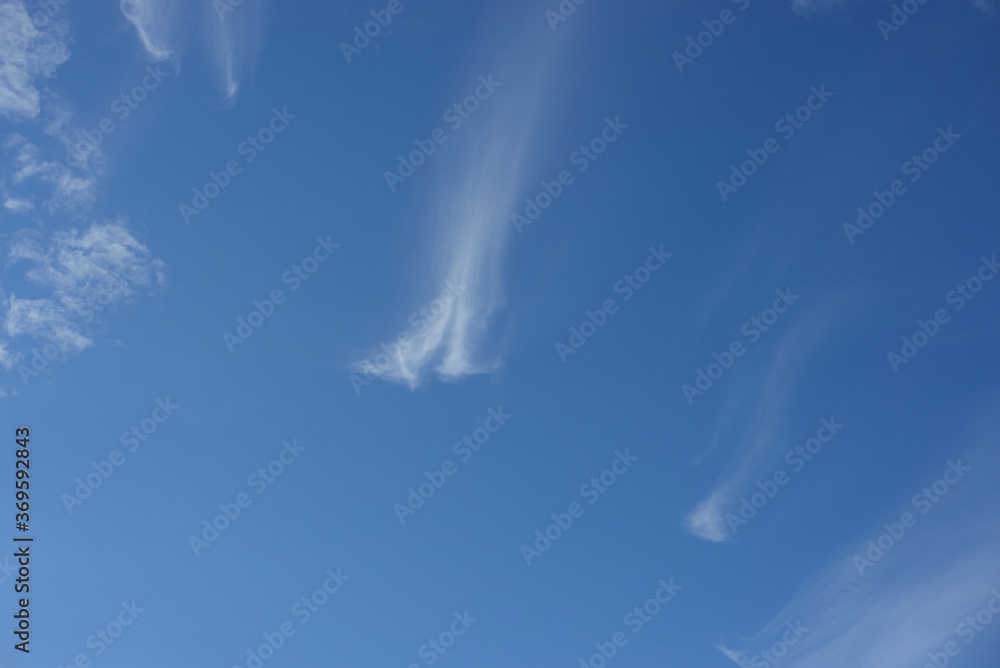 Wall mural Blue sky and clouds.