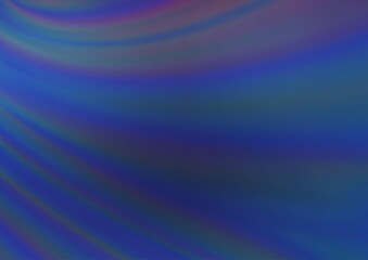 Dark BLUE vector blurred shine abstract template. Colorful abstract illustration with gradient. A new texture for your design.