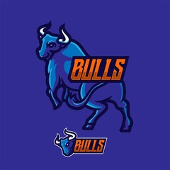 illustration vector graphic of buffalo perfect for e-sport team mascot and game streamer