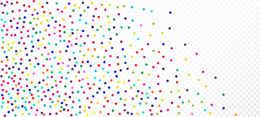 Rainbow Confetti Hipster Vector Wallpaper. 