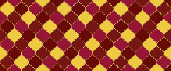 Seamless Moroccan Mosaic Design. Seamless Moroccan Texture Ramadan Kareem 