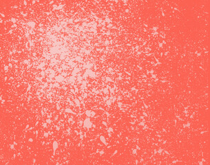 Here is a background image of white paint splattered on an orange background.
