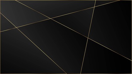 Black Luxury Triangular Pattern. Silver Rich VIP Geometric 