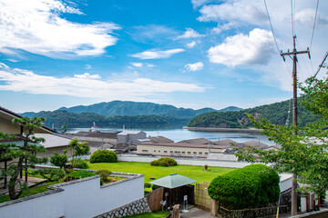 瀬戸内海の風景・片上湾　岡山県備前市　The view of Katakami bay and Seto-naikai ,...