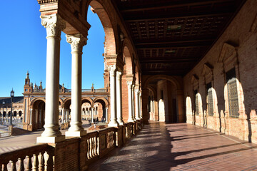 Plaza de Espana in Seville, Spain
