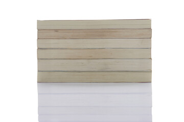 the old white book, closeup viwe