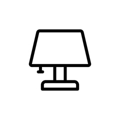 table lamp icon vector design trendy