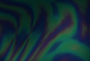 Dark BLUE vector template with lava shapes.