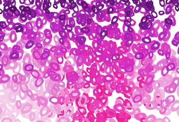 Light Pink vector layout with circle shapes.