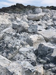 rocks in the sea