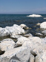 rocks and sea