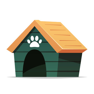 cartoon dog houses clipart urban